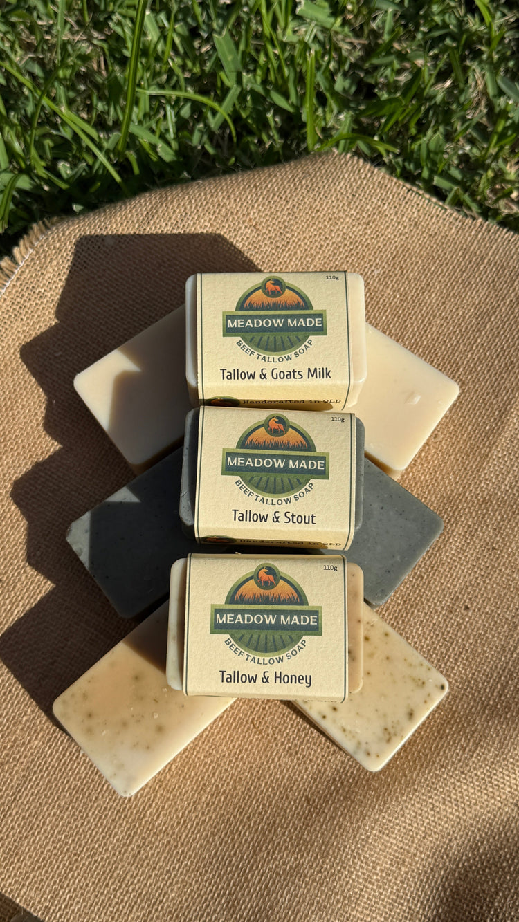 Tallow soap bars
