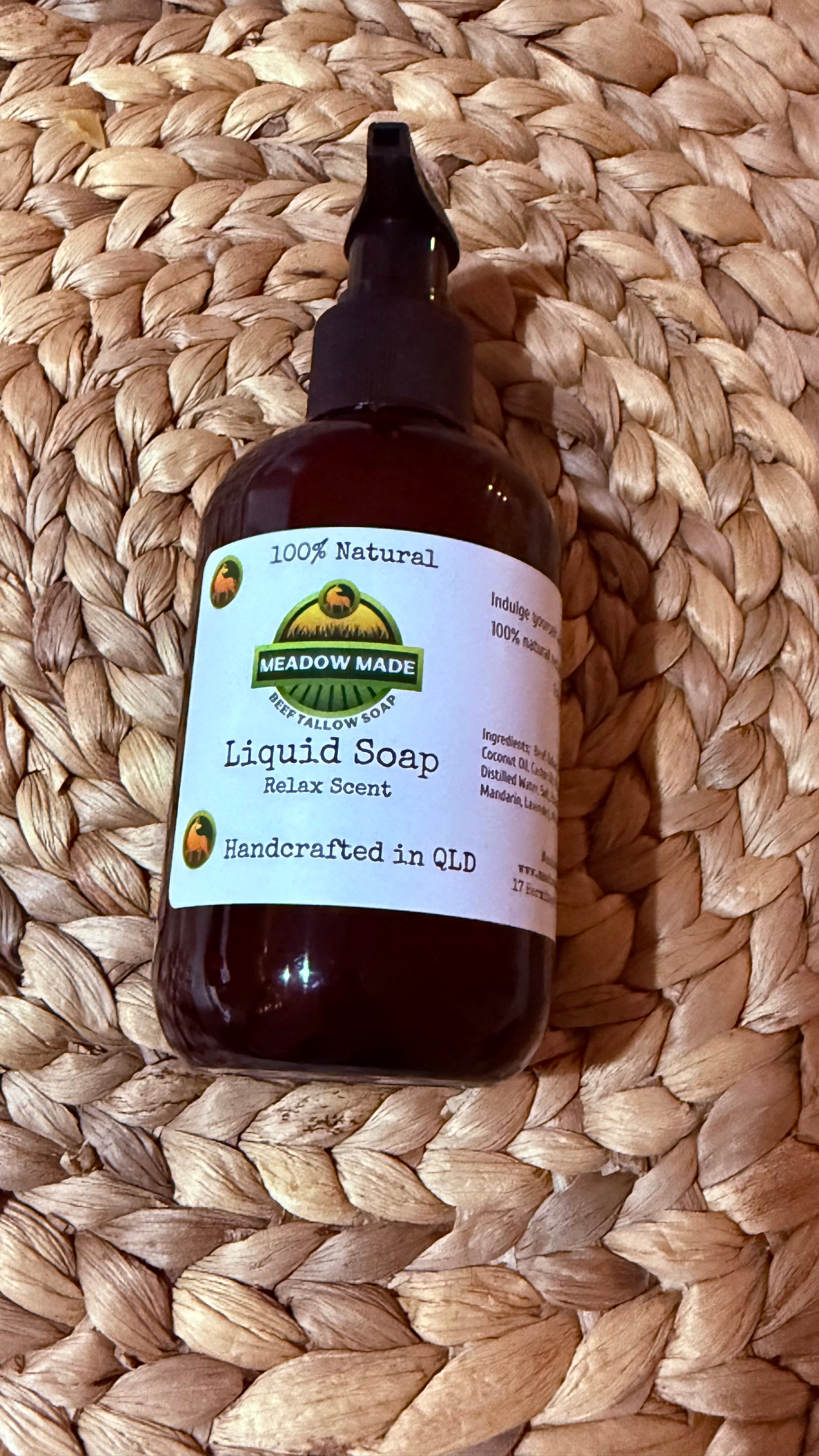 Liquid Tallow Soap Bottle
