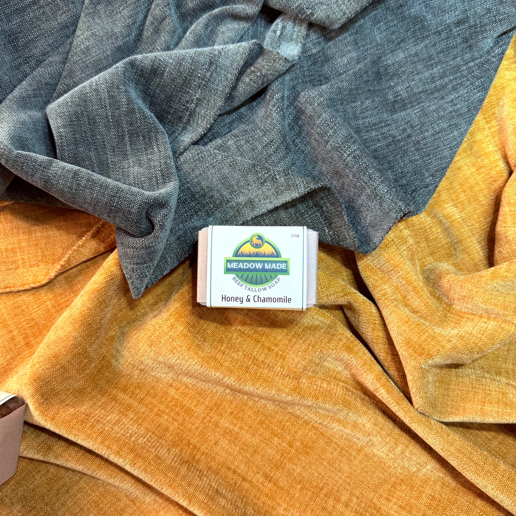 Honey &  Chamomile - Tallow Soap Bar