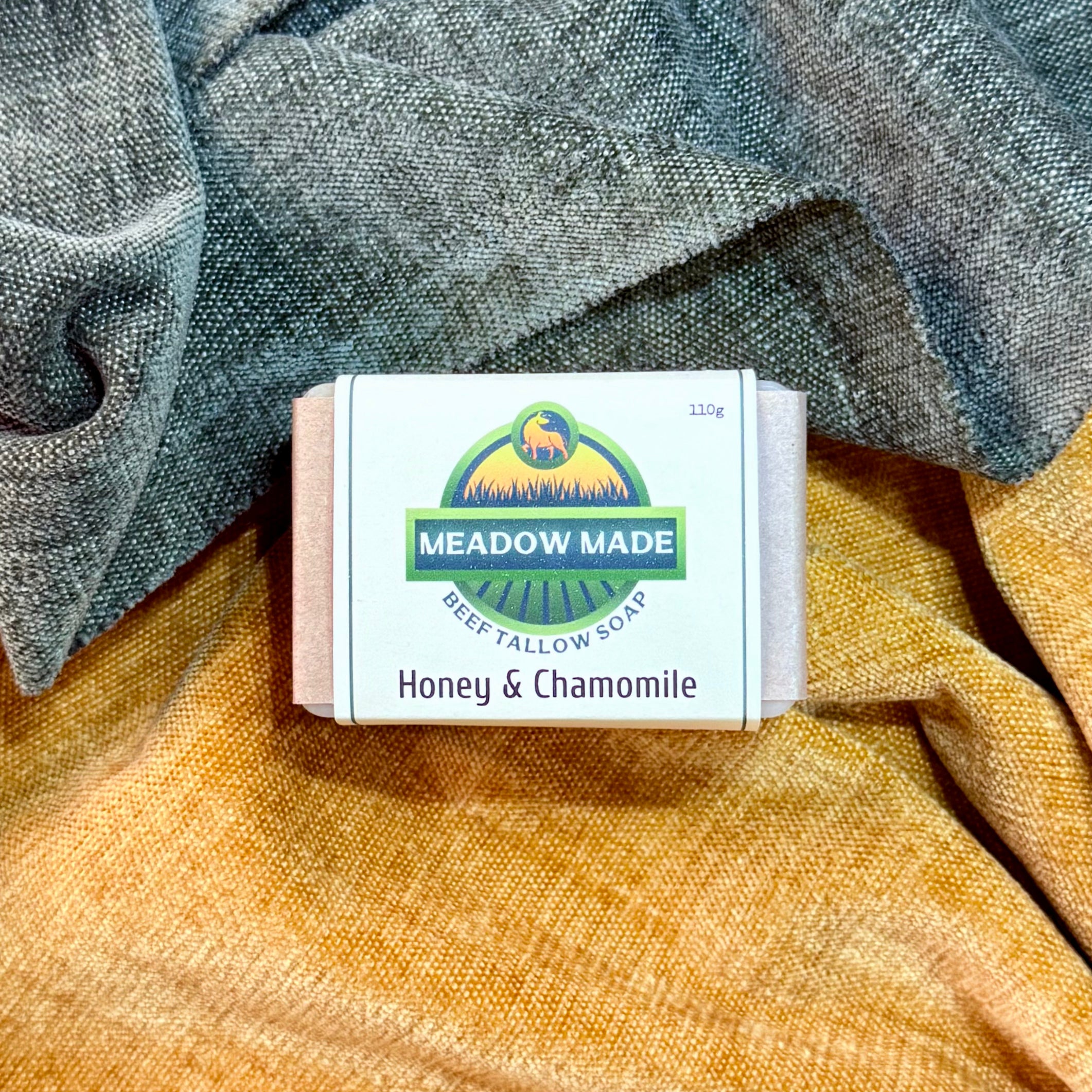 Honey &  Chamomile - Tallow Soap Bar