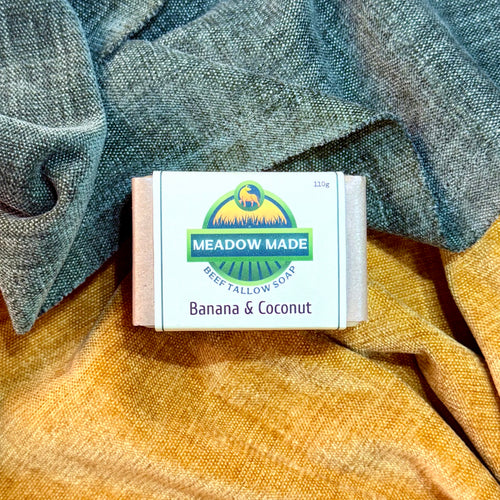 Banana & Coconut - Tallow Soap Bar