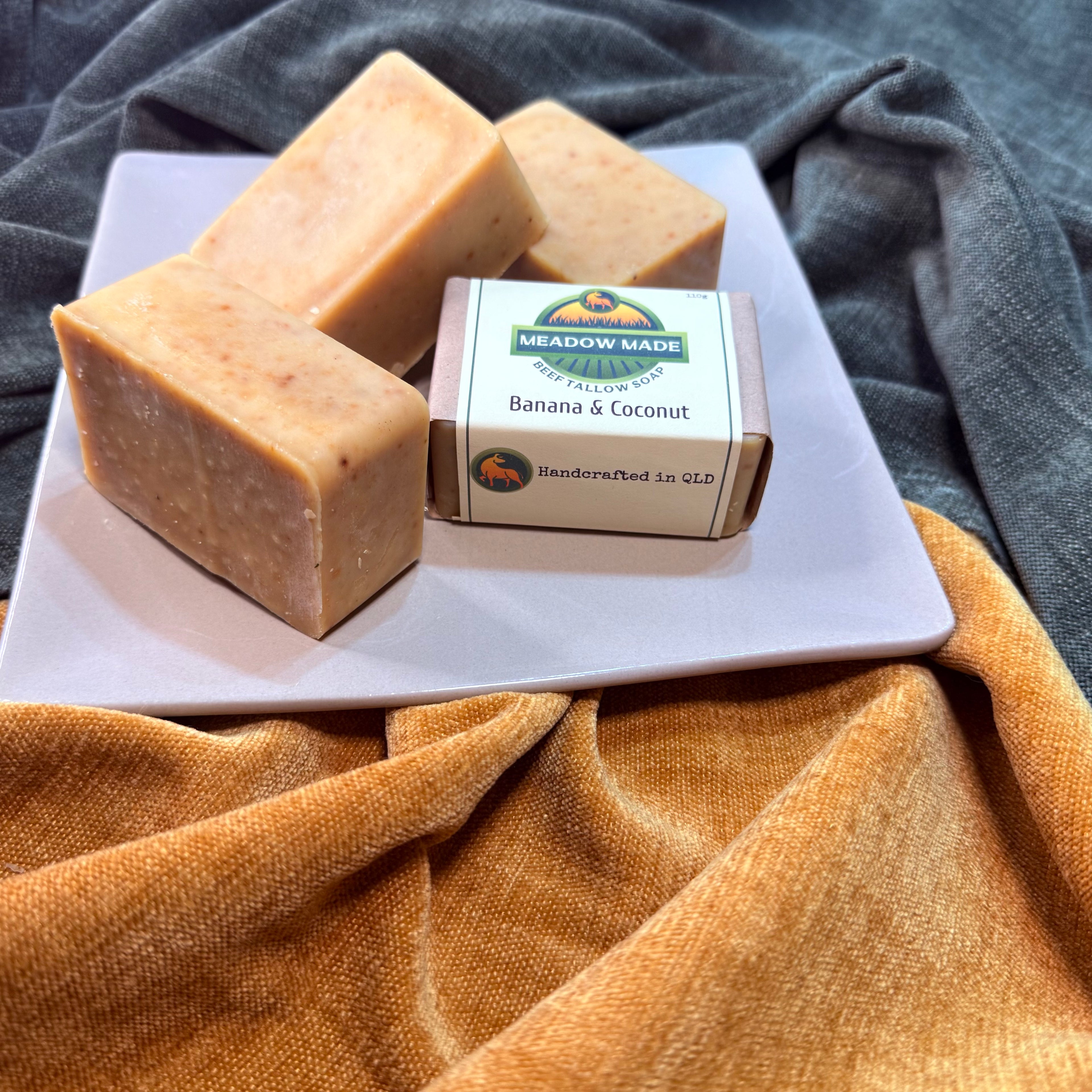 Banana & Coconut - Tallow Soap Bar