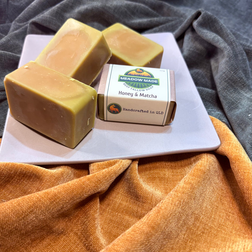 Honey & Matcha - Tallow Soap Bar